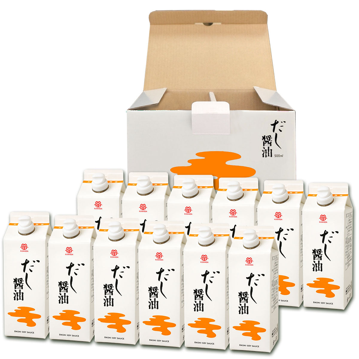 鎌田だし醤油 500ml 12本セット 鎌田醤油 だし醤油 500ml 12本入り – 香のもの処 大森屋