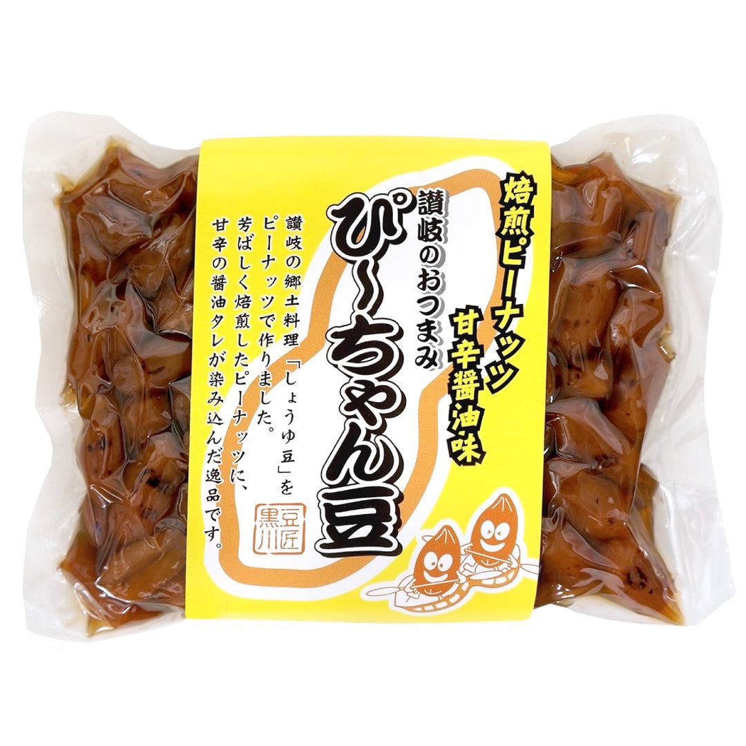 ピーナツ豆夫 讃岐しょうゆ豆風 ピーナッツ ぴーちゃん豆 170g袋入り – 香のもの処