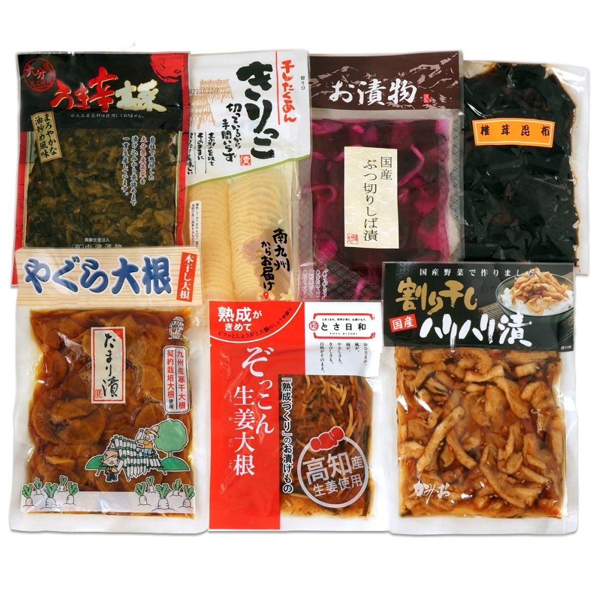 国産 漬物 佃煮 詰め合わせ「 うまいもの巡りセット 」送料無料