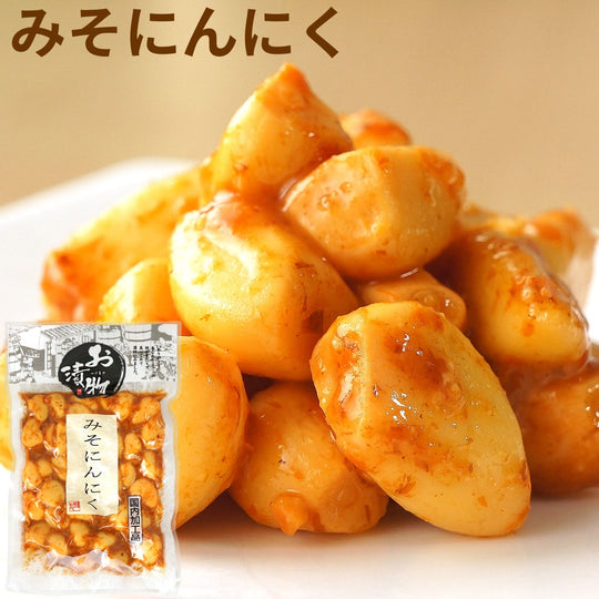 にんにく漬け 3品セット ( たまり 辛味 みそ ) – 香のもの処 大森屋
