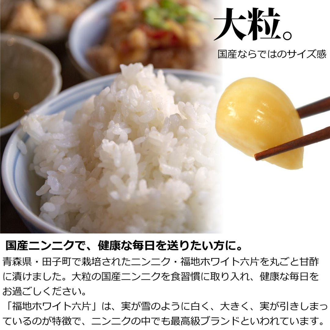 青森産 国産 にんにく 甘酢漬け 100g – 香のもの処 大森屋
