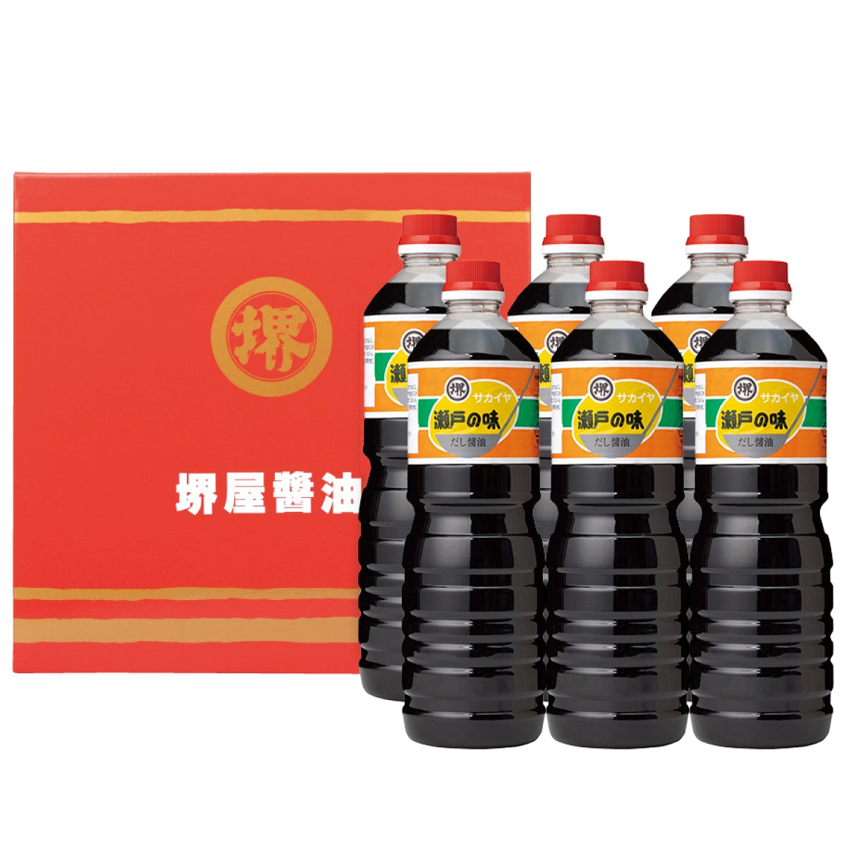 多様な 堺屋 だし醤油「瀬戸の味」 1Lボトル 化粧箱入り – 香のもの処 しょうゆ