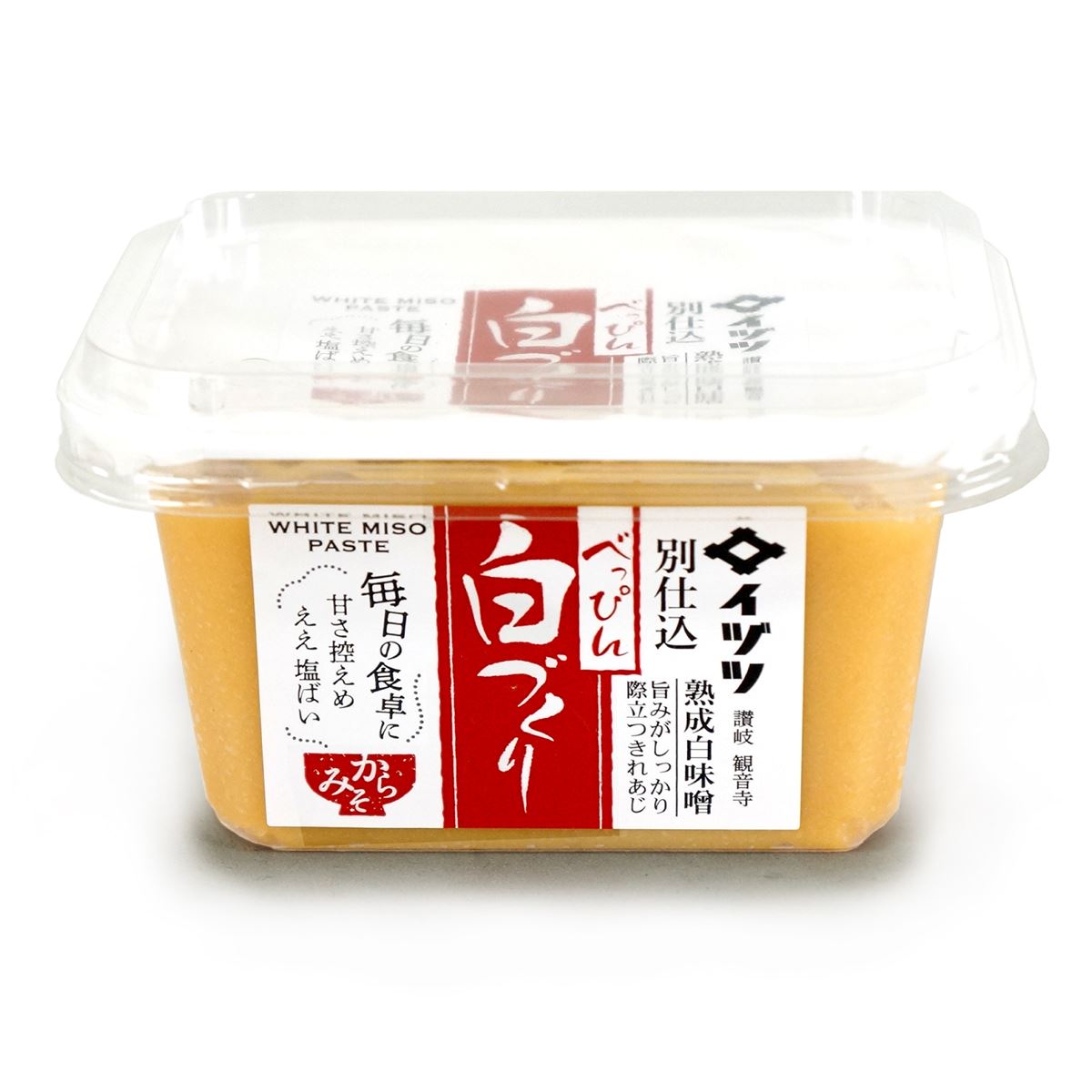 イヅツ 別仕込 べっぴん白づくり 300g 角カップ ( 讃岐 白味噌 )