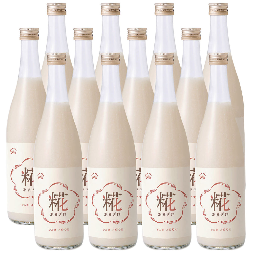 鎌田醤油 糀あまざけ 720ml瓶入り×12本 ( ノンアルコール