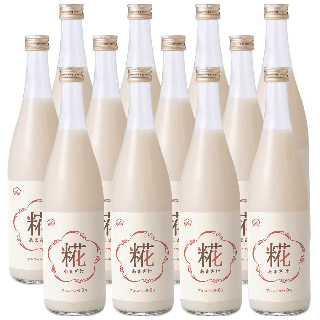 鎌田醤油 糀あまざけ 720ml瓶入り×12本 ( ノンアルコール
