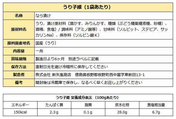 国産 奈良漬け うり子姫 大サイズ 一舟袋入り 送料無料 メール便