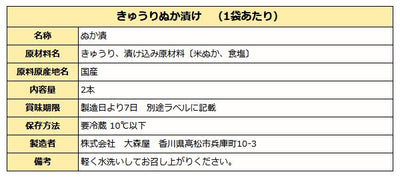 ぬか漬けセット KZ-30 詰め合わせ 【クール便】