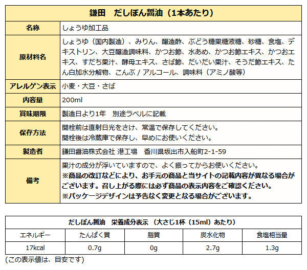 鎌田だし醤油 レギュラーセット ( だし醤油 500ml×4本 / だしぽん醤油 200ml×2本 ) 送料無料