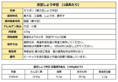 讃岐 しょうゆ豆 味くらべ 3種セット ( そら豆醤油豆 / ぴーちゃん豆 / 黒豆醤油豆 )
