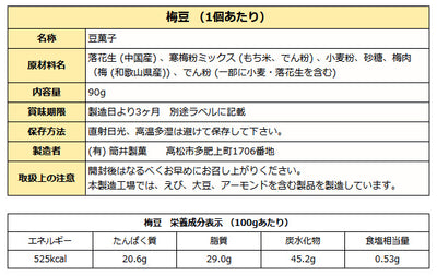 お茶うけ豆 6品 詰め合わせ セット ( 豆菓子 アソート ) 各90g 送料無料