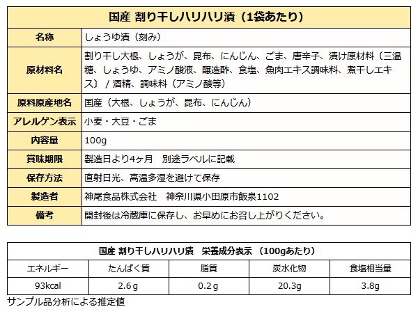 割干大根・真紅のしょうがセット  お試しメール便 送料無料  ( 割り干しハリハリ 国産漬物 高知生姜 国産生姜 国産大根 )