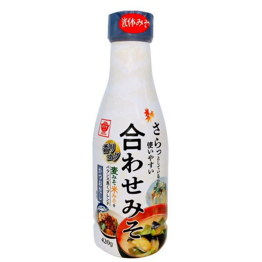 ますやみそ 合わせみそ 420g ( ボトル入り液みそ ) – 香のもの処 大森屋