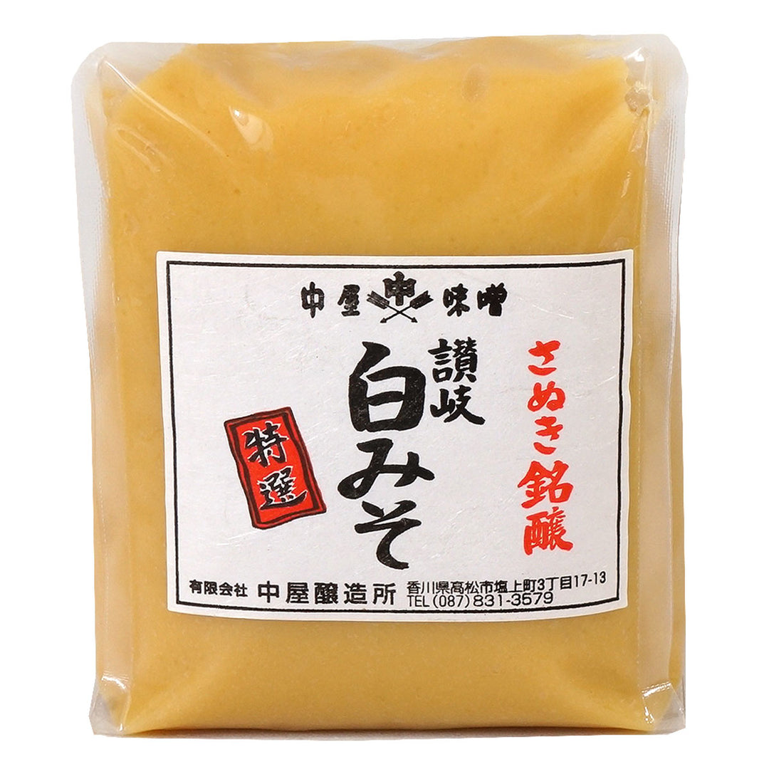 特選 讃岐白みそ 500g さぬき 白味噌 中屋みそ – 香のもの処 大森屋