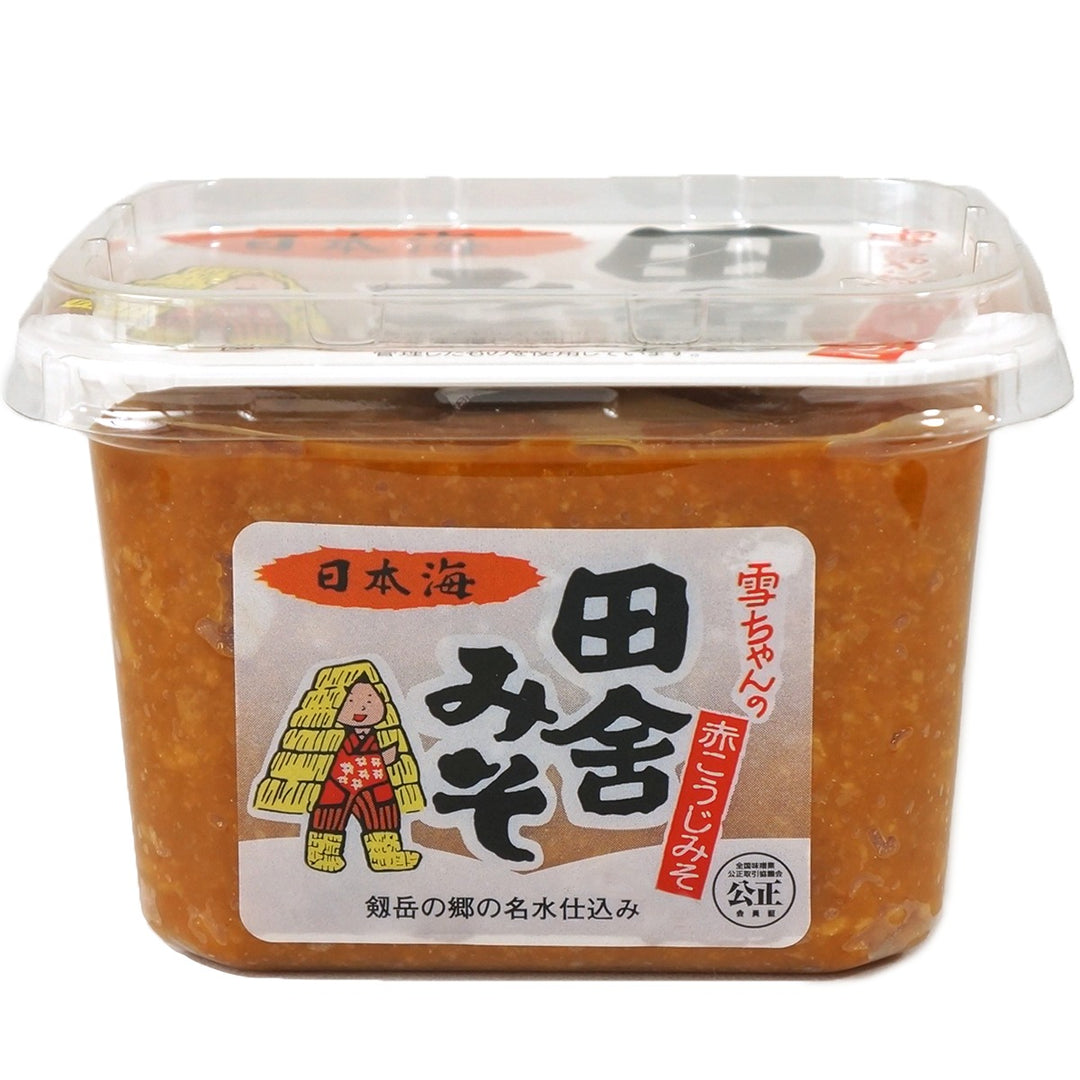 雪ちゃんの田舎みそ 500gカップ入り 赤こうじ味噌 – 香のもの処 大森屋